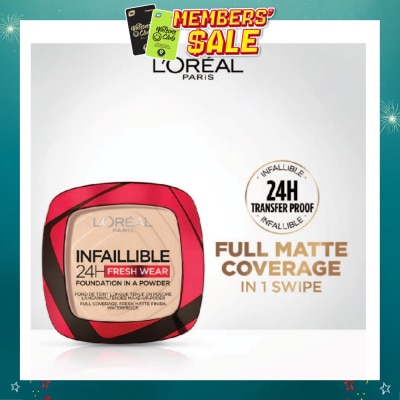 L'OREAL PARIS MAKEUP - Infaillible 24H Freshwear Foundation in a Powder 20 Ivory 1s