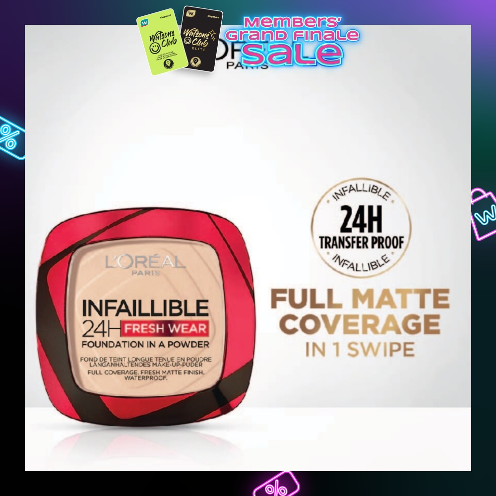 Infaillible 24H Freshwear Foundation in a Powder 20 Ivory 1s