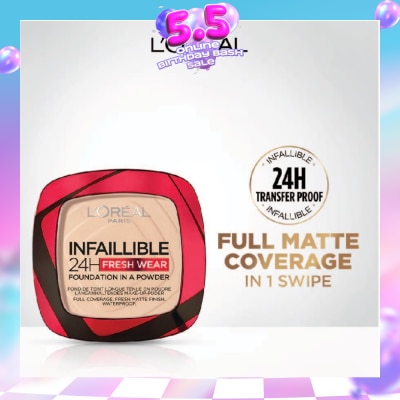 L'OREAL PARIS MAKEUP - Infaillible 24H Freshwear Foundation in a Powder 20 Ivory 1s