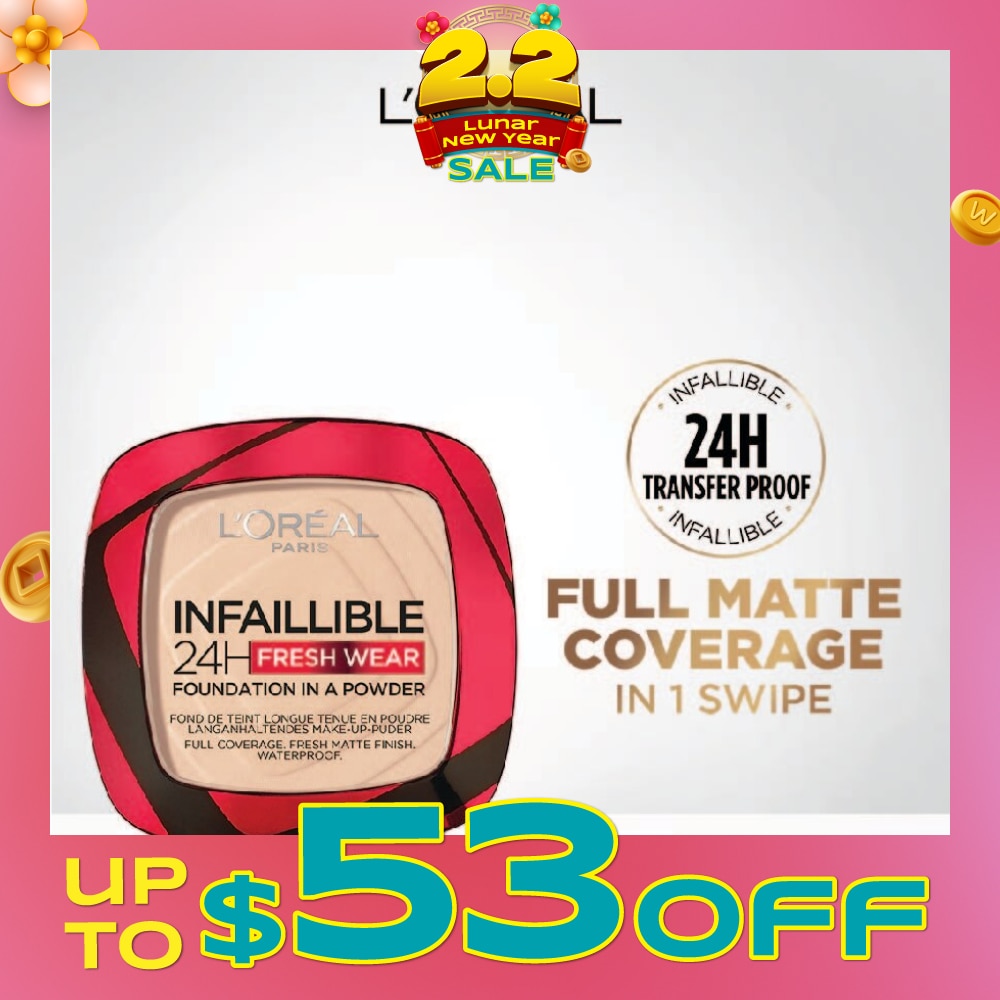 Infaillible 24H Freshwear Foundation in a Powder 130 True Beige 1s