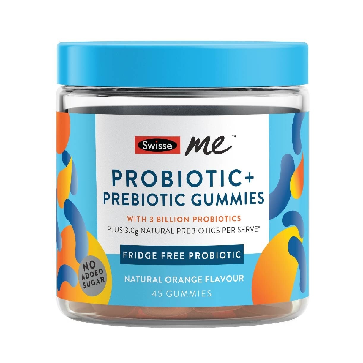 Me Probiotic + Prebiotic Gummies Natural Orange Flavour 45s