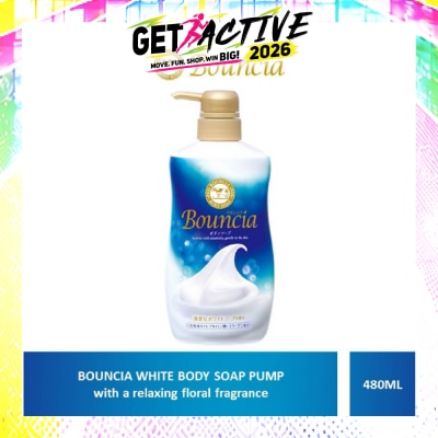 BOUNCIA - Body Soap Pump White Soap (For Soft + Smooth + Moisturised Skin) 480ml image