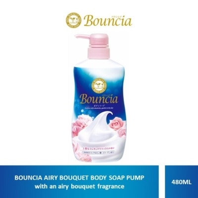 BOUNCIA Body Soap Pump Airy Bouquet (For Soft + Smooth + Moisturised Skin) 480ml