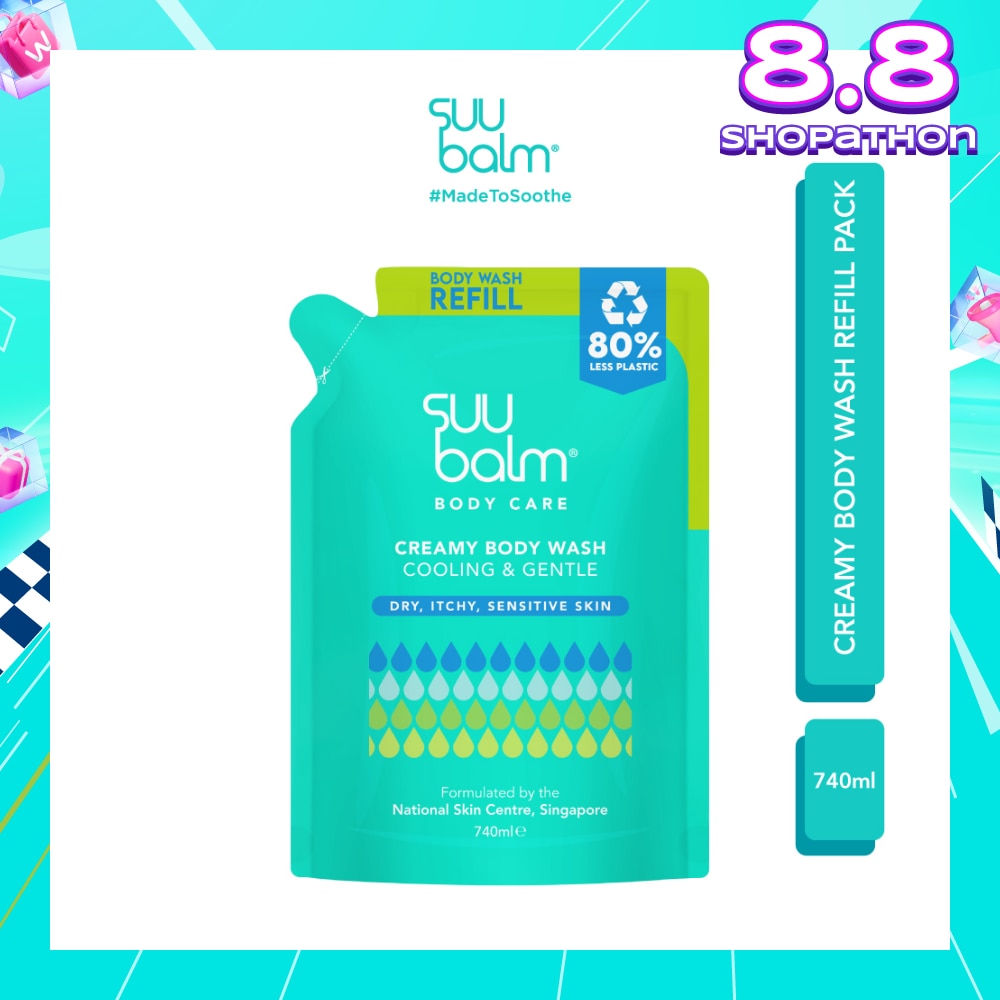Creamy Body Wash (Cooling & Gentle) Refill Pack 740ml