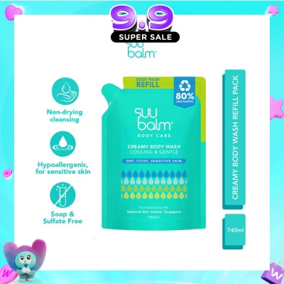 SUU BALM - Creamy Body Wash Refill Pack 740ml image