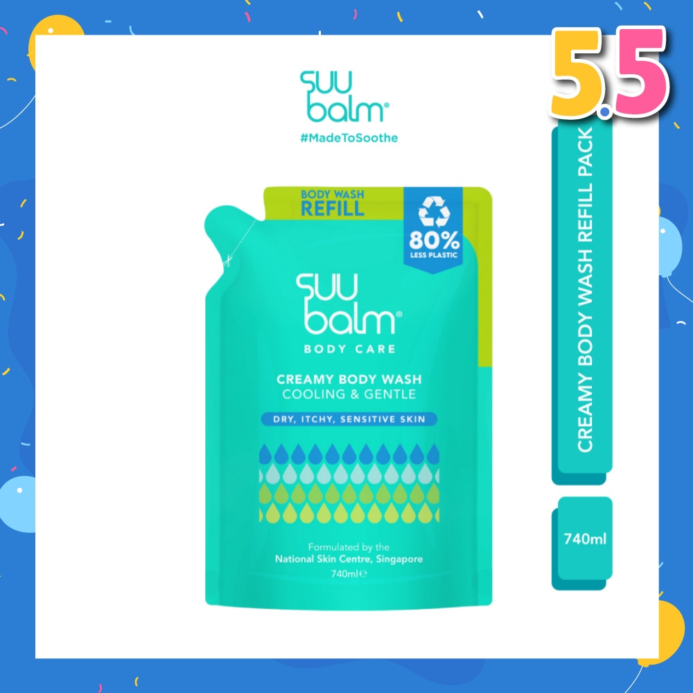 Dual Cooling and Moisturising Cream Body Wash 740ml