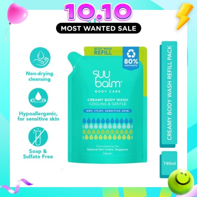 SUU BALM Creamy Body Wash Refill Pack 740ml image