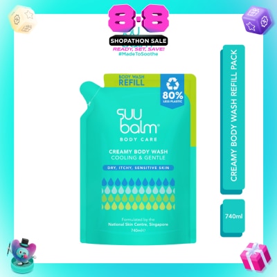 SUU BALM - Creamy Body Wash Refill Pack 740ml