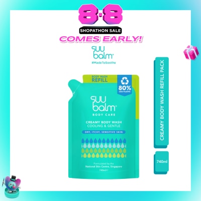 SUU BALM - Creamy Body Wash Refill Pack 740ml