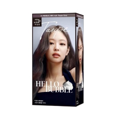 MISE-EN-SCÈNE Hello Bubble Foam Hair Colour 7A Ash Taupe Gray 1s