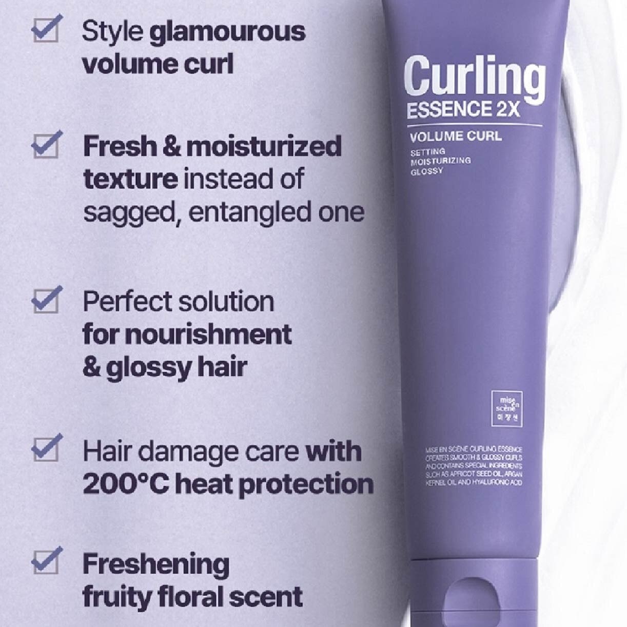 Curling Essence 2x Volume Curl (Create Glamourous Volume Curl) 150ml