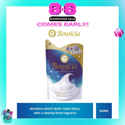 BOUNCIA - Body Soap Refill White Soap (For Soft + Smooth + Moisturised Skin) 360ml