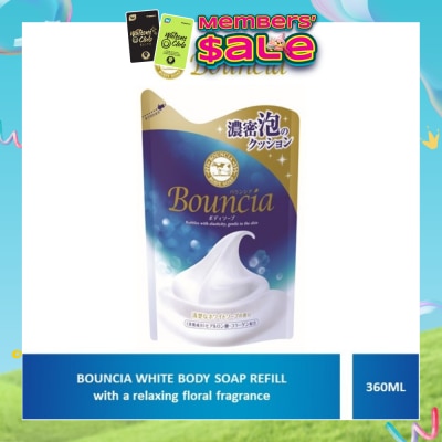 BOUNCIA - Body Soap Refill White Soap (For Soft + Smooth + Moisturised Skin) 360ml