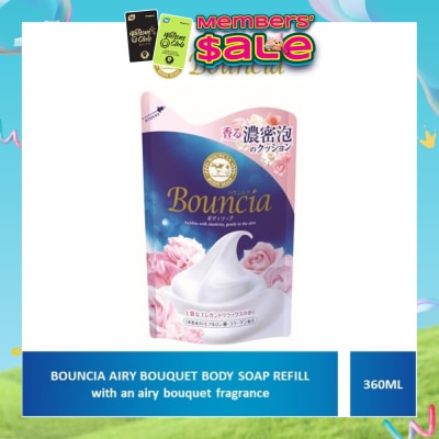 BOUNCIA - Body Soap Refill Airy Bouquet (For Soft + Smooth + Moisturised Skin) 360ml
