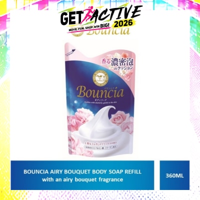 BOUNCIA - Body Soap Refill Airy Bouquet (For Soft + Smooth + Moisturised Skin) 360ml image