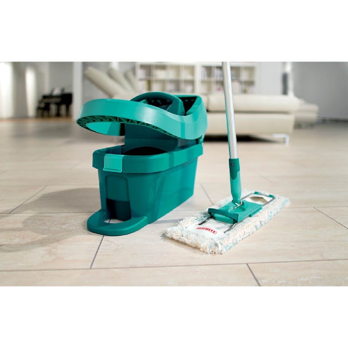 Profi System High Quality Press Microfiber Mop with Bucket Set L55076 x 1s