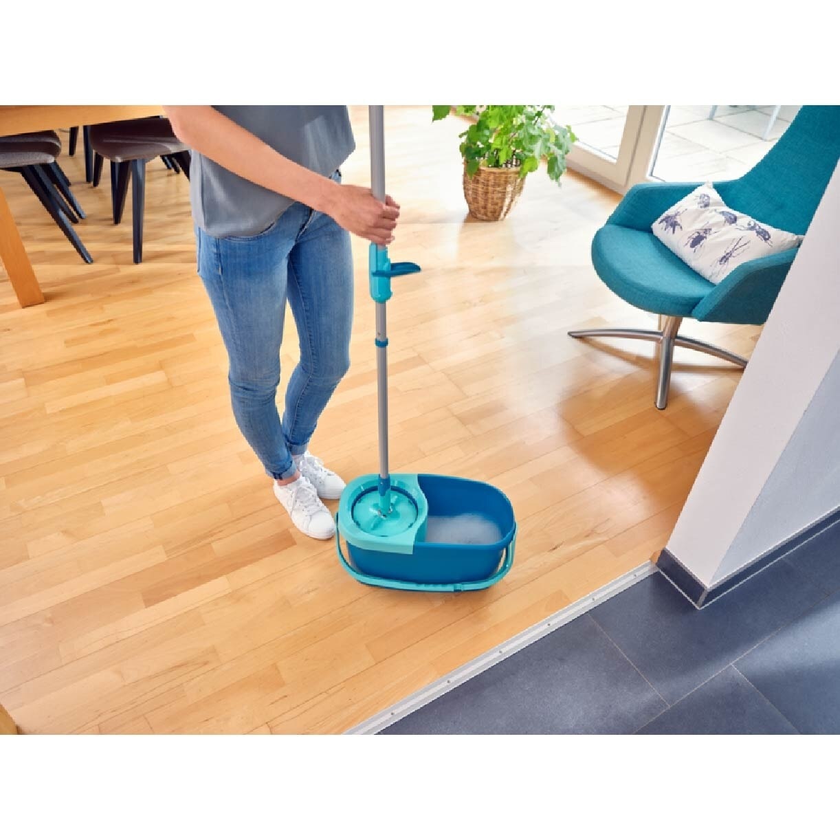 Clean Twist Disc Rotating Mop Ergo Set L52101 x 1s