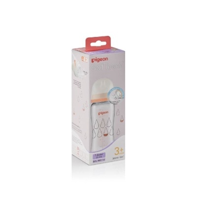 PIGEON Softouch 3 Nursing Bottle T Ester Dewdrop (For 3+ months) 300ml