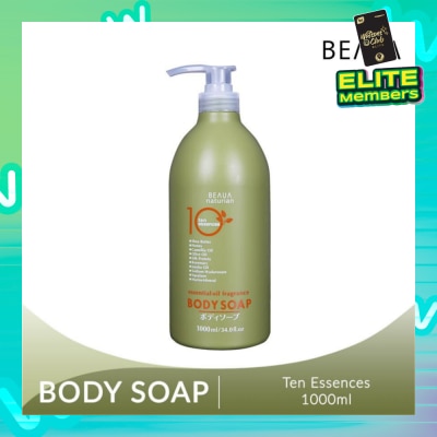 BEAUA Naturian Body Soap 10 Essences (Cleanse Impurities) 1L