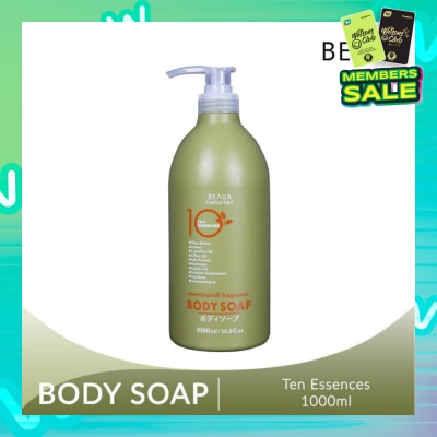 BEAUA Naturian Body Soap 10 Essences (Cleanse Impurities) 1L