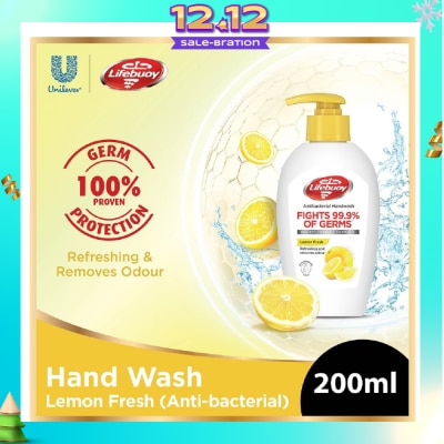 LIFEBUOY Lifebuoy Antibacterial Lemon Fresh Hand Wash 200ml