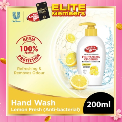 LIFEBUOY Lifebuoy Antibacterial Lemon Fresh Hand Wash 200ml