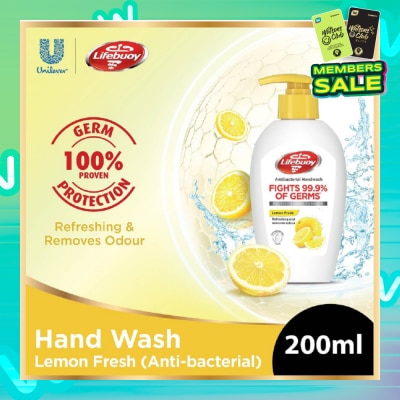 LIFEBUOY Lifebuoy Antibacterial Lemon Fresh Hand Wash 200ml