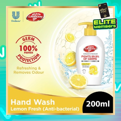 LIFEBUOY Lifebuoy Antibacterial Lemon Fresh Hand Wash 200ml