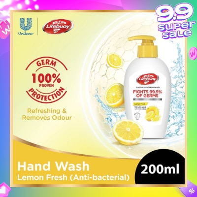 LIFEBUOY Lifebuoy Antibacterial Lemon Fresh Hand Wash 200ml