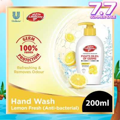 LIFEBUOY Lifebuoy Antibacterial Lemon Fresh Hand Wash 200ml