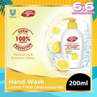 LIFEBUOY Lifebuoy Antibacterial Lemon Fresh Hand Wash 200ml