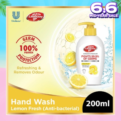 LIFEBUOY Lifebuoy Antibacterial Lemon Fresh Hand Wash 200ml
