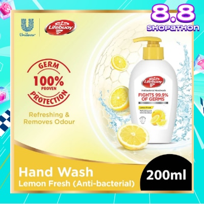 LIFEBUOY Lifebuoy Antibacterial Lemon Fresh Hand Wash 200ml