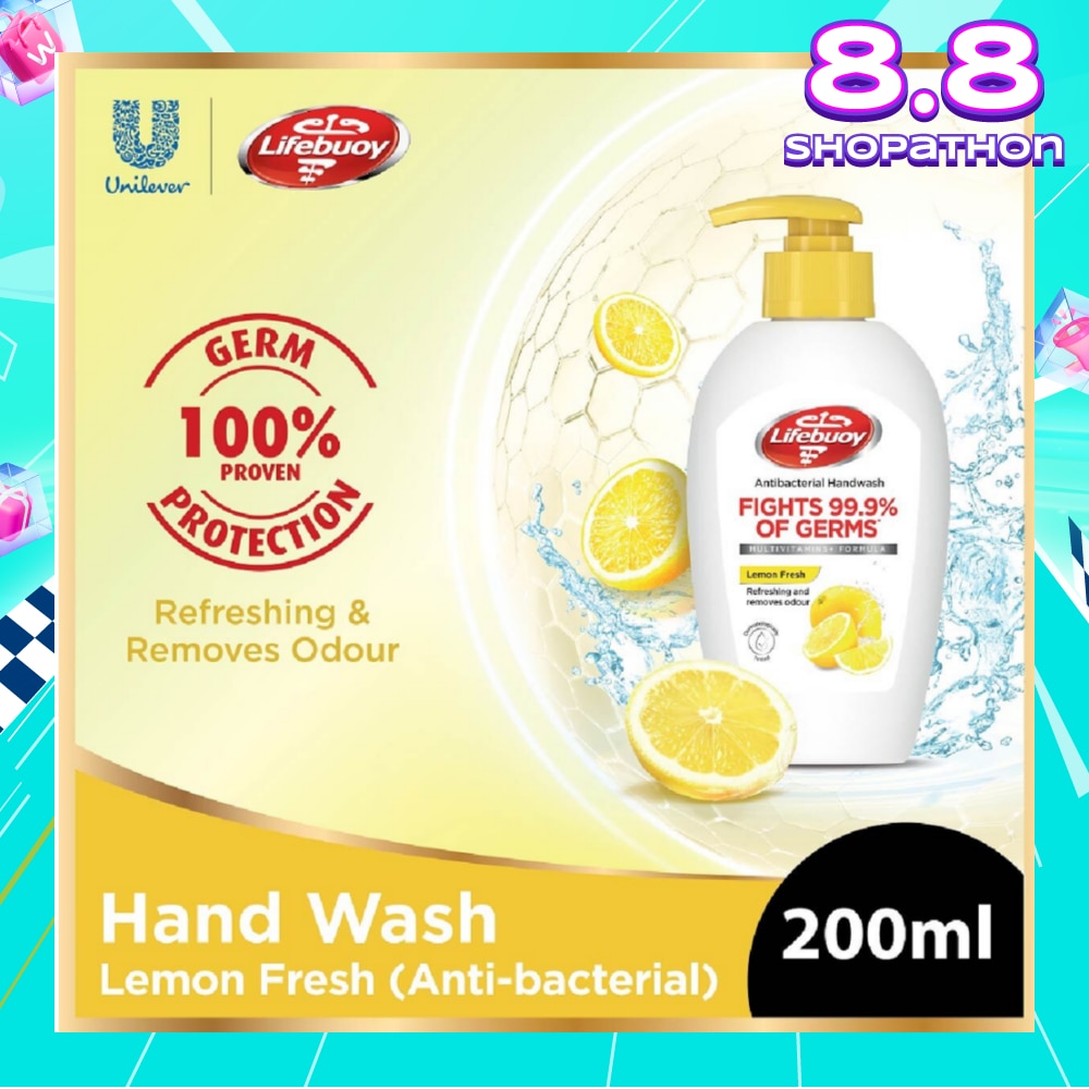 Lifebuoy Antibacterial Lemon Fresh Hand Wash 200ml