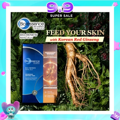 BIO ESSENCE - Bio-Renew Nourishing Gintonic Mask Sheet 4s (Expiry: Jul`2027) image