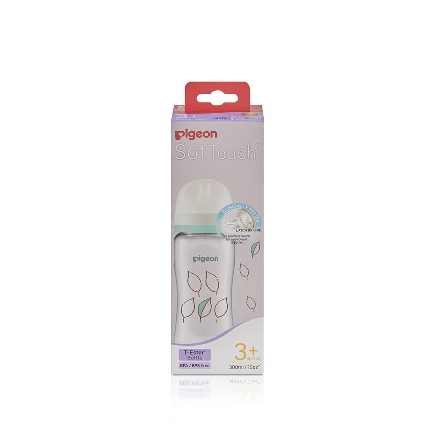 Softouch 3 Nursing Bottle T Ester Leaf (For 3+ months) 300ml