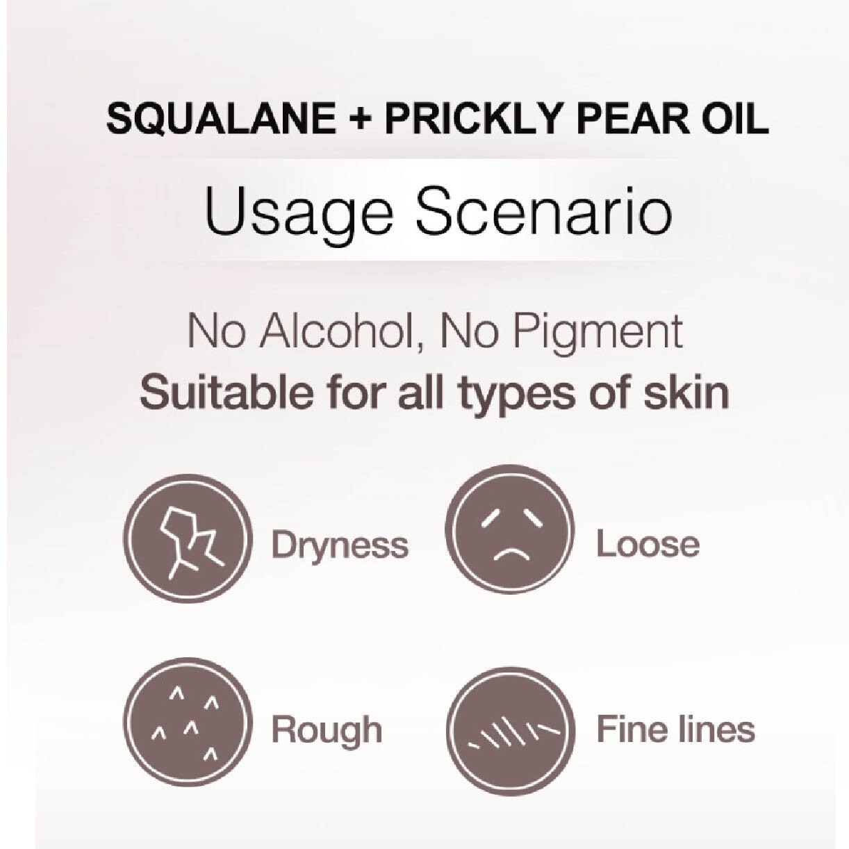 Squalane + Prickly Pear Oil (Nourish Skin + Restore Skin Elasticity) 30ml