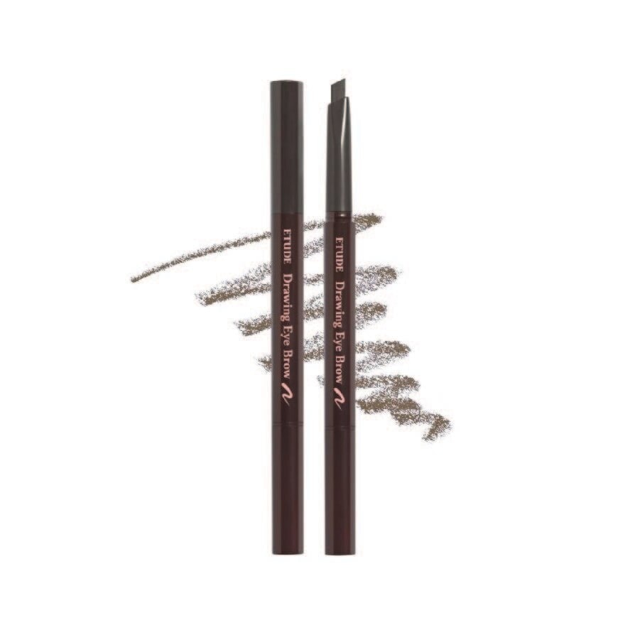 Drawing Eye Brow Triangular Eyebrow Pencil 02 Gray Brown 0.25g