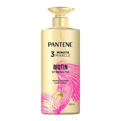 PANTENE 3 Minute Miracle Biotin Conditioner (Repairs Damage From Styling + Colour And Perm) 480ml