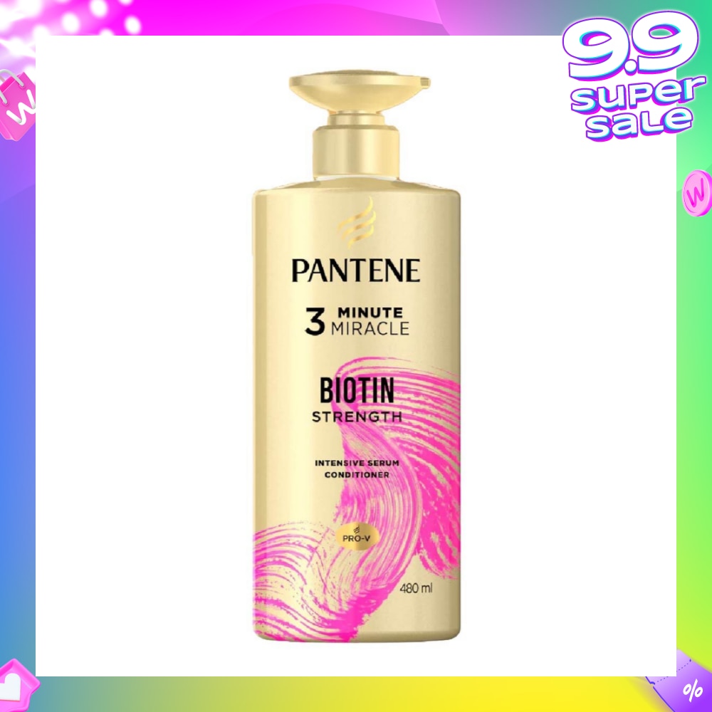3 Minute Miracle Biotin Conditioner (Repairs Damage From Styling + Colour And Perm) 480ml