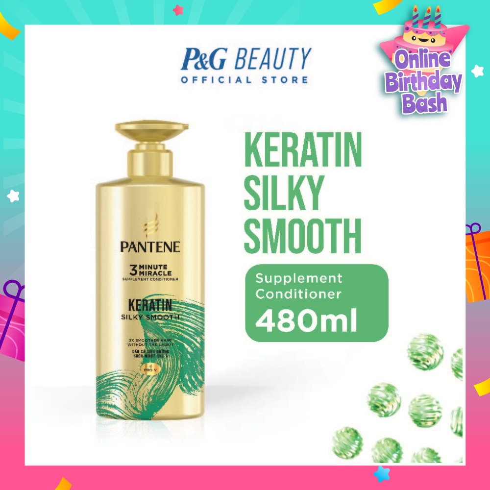3 Minute Miracle Keratin Conditioner (Repairs Damage From Styling + Colour And Perm) 480ml
