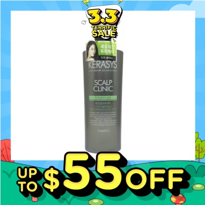 KERASYS 3 Step Hair Clinic System Scalp Clinic Cleansing Shampoo (For Normal, Dry & Sensitive, Troubled Scalp) 750ml