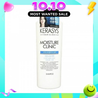 KERASYS 3 Step Hair Clinic System Moisture Clinic Nourishing Shampoo (For Dry, Dull, Brittle Hair & Split Ends) 750ml image