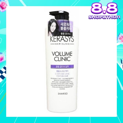 KERASYS 3 Step Hair Clinic System Volume Clinic Nourishing Shampoo (For Wavy, Permed, Flat, Weak Hair) 750ml