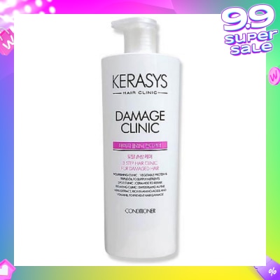 KERASYS 3 Step Hair Clinic System Damage Clinic Nourishing Conditioner (For Damaged, Dry, Permed & Colored Hair) 750ml