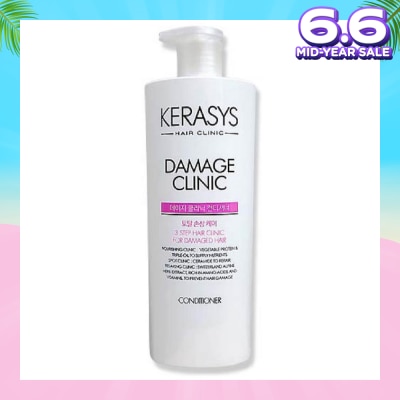 KERASYS 3 Step Hair Clinic System Damage Clinic Nourishing Conditioner (For Damaged, Dry, Permed & Colored Hair) 750ml
