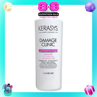 KERASYS - 3 Step Hair Clinic System Damage Clinic Nourishing Conditioner (For Damaged, Dry, Permed & Colored Hair) 750ml