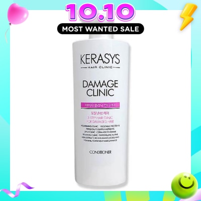 KERASYS 3 Step Hair Clinic System Damage Clinic Nourishing Conditioner (For Damaged, Dry, Permed & Colored Hair) 750ml image