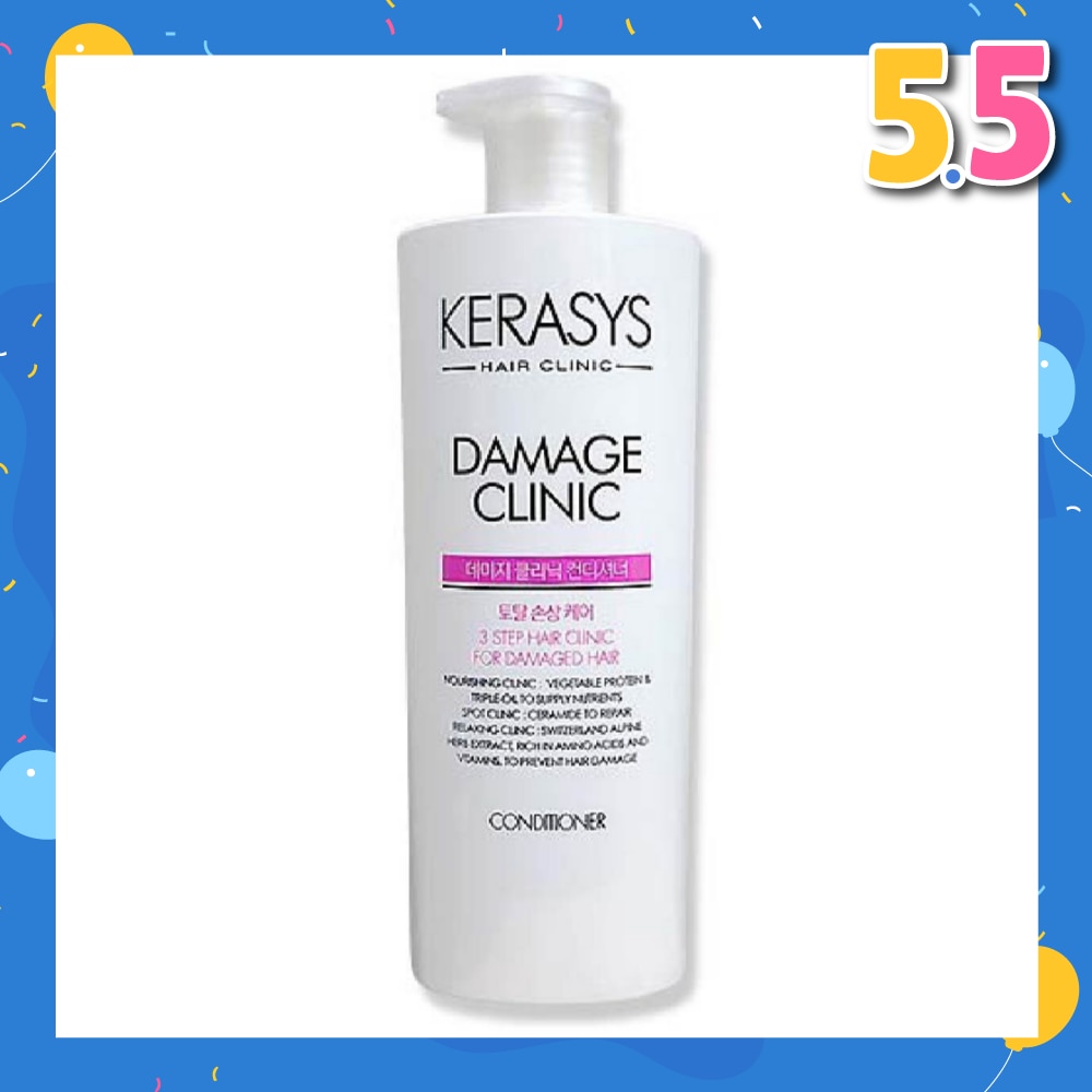 3 Step Hair Clinic System Damage Clinic Nourishing Conditioner (For Damaged, Dry, Permed & Colored Hair) 750ml