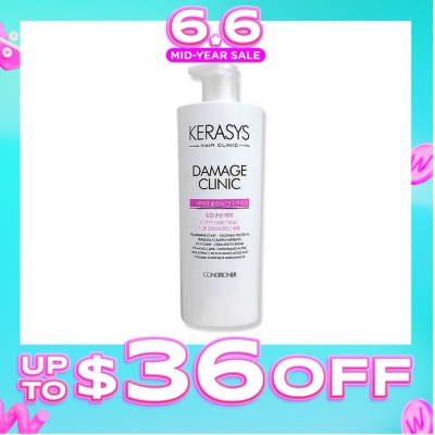 KERASYS - 3 Step Hair Clinic System Damage Clinic Nourishing Conditioner (For Damaged, Dry, Permed & Colored Hair) 750ml